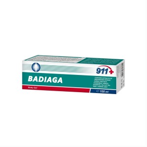 Priemonė nuo mėlynių ir sumušimų 911 " Badiaga " 100 ml